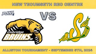 20240905 Stayner Siskins 5 Uxbridge vs Bruins 2 [upl. by Sellig]