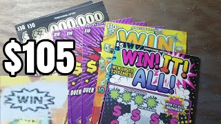 105 end of the book session Lottery scratch tickets [upl. by Eidarb]