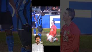 Ronaldo vs Balotelli 😈🔥 shorts reaction [upl. by Ymmac]