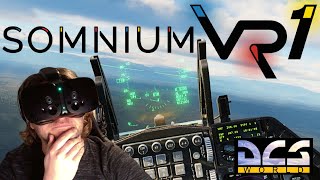 SOMNIUM VR1 DCS WORLD TEST NATIVE FOVEATED RENDERING  HIGH END VR HEADSET [upl. by Elwin281]