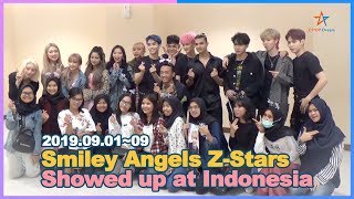 ZStars Smiley Angels ZStars Showed Up at Indonesia [upl. by Studdard]