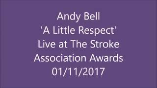 Andy Bell  Erasure   A Little Respect live at The Stroke Association Awards [upl. by Anelac698]