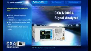 Introduction  N9000A CXA Signal Analyzer  Keysight Technologies [upl. by Aralk]