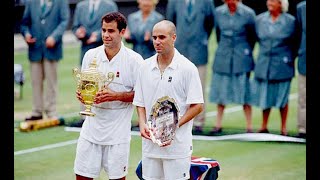 Sampras vs Agassi Wimbledon Final 1999  Highlights [upl. by Ycnaf320]