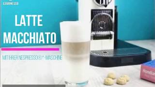 Wie bereite ich einen Latte Macchiato mit einer Nespresso Maschine zu [upl. by Laeynad]