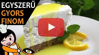 Túrótorta sütés nélkül  Recept Videók [upl. by Joana]