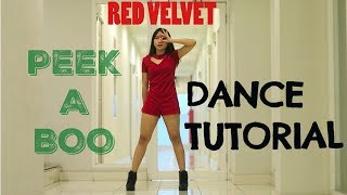 MIRRORED RED VELVET  PEEK A BOO DANCE TUTORIAL BAHASA [upl. by Sadinoel31]