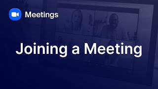 Joining a Zoom Meeting [upl. by Zealand]