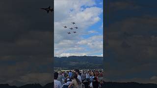 Patrouille Suisse in Action 30 🇨🇭🤯💥 shorts patrouillesuisse airpower airshow epic stunts [upl. by Johny]