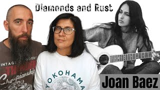 Joan Baez  Diamonds and Rust REACTION with my wife [upl. by Em]