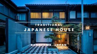 Traditional Japanese House Tour of Matsunoma Machiya  Kanazawa Travel Guide [upl. by Ano]