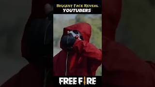 Top 3 Biggest Face reveal Youtubers 😱🤔  freefire facts trend freefireshorts [upl. by Faustena]