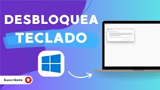 Cómo DESBLOQUEAR el TECLADO de mi LAPTOP con Windows  💻Activar el teclado en Windows🔒 [upl. by Amie]