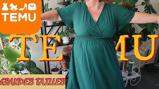 TEMU 🛍️Je Teste enfin la MODE GRANDE TAILLE  👗 Grosse Promo TouT à 1euro 🤗 [upl. by Alsi]