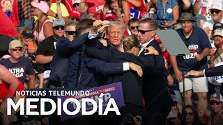 Advierten sobre aumento de las amenazas extremistas tras atentado a Trump  Noticias Telemundo [upl. by Jehovah]