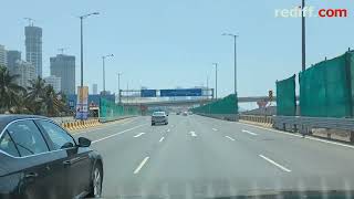 Mumbai coastal road opens [upl. by Gadmann]