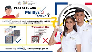 HOW TO VERIFY AUTHENTICITY OF PHILIPPINE NATIONAL ID  PHILSYS CHECK [upl. by Obe]