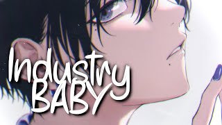 「Nightcore」 INDUSTRY BABY  Lil Nas X Jack Harlow ♡ Lyrics [upl. by Idram399]