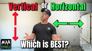 Horizontal vs Vertical Drywall Installation  Which is BEST [upl. by Salohci]