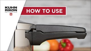 DUROMATIC® Pressure Cooker how to lock  KUHN RIKON [upl. by Arayk]