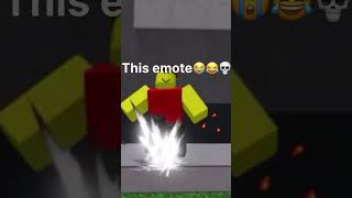 This emote😂🤣💀roblox heroesbattlegrounds avatar [upl. by Linea709]