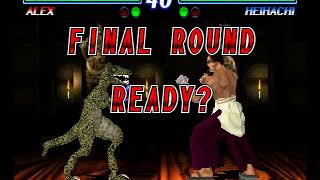 Tekken 2  PS1   Alex  Arcade Mode  Arranged Music  July 11 2018 [upl. by Spitzer]