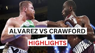 Canelo Alvarez vs Terence Crawford Highlights amp Knockouts [upl. by Adnesor]