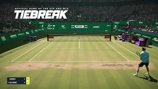 TIEBREAK  Carlos Alcaraz Vs Alexander Zverev I Halle Open I Expert Difficulty PS5 [upl. by Jillian]