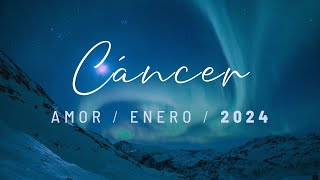 💜 Cáncer Horóscopo del Amor Enero 2024 💜 Tarot interactivo ☀️ [upl. by Enutrof159]