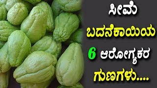 ಸೀಮೆ ಬದನೆಕಾಯಿಯ 6 ಆರೋಗ್ಯಕರ ಗುಣಗಳು  Seeme Badanekayi Health benefits [upl. by Atikcir]