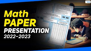 Math Paper Presentation  Best Board Exam Tips For Students 2023  Math  LetsTute [upl. by Yetty]