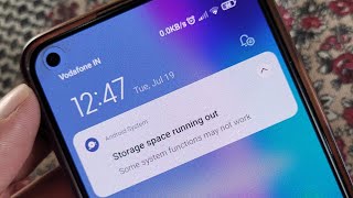 Storage space running out ko kaise hataye  How to fix storage space running out problem in android [upl. by Aicekan]