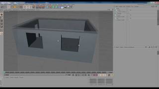 Cinema 4D Интерьер комнаты Стены пол потолок Р1 Ч1 [upl. by Yedok32]