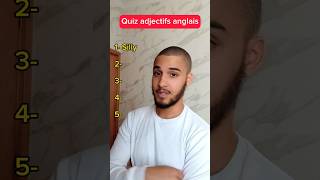 🧠🤯Quiz adjectifs en anglais [upl. by Neveda]