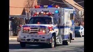 WHELEN HILOW SIREN Teaneck Ambulance 73 Responding [upl. by Mitchiner]