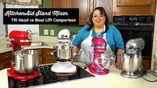 KitchenAid Stand Mixer Tilt Head vs Bowl Lift Comparison  Stand Mixer Review  Whats up Wednesday [upl. by Johen]