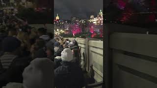 Thousands of people queued to enjoy the opening of Christmas market in Edinburgh [upl. by Eli]