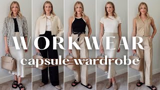 SUMMER WORKWEAR CAPSULE WARDROBE [upl. by Scherman941]