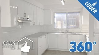 Immobilier APPARTEMENT À LOUER  Logement à louer  SaintLéonard 5 ½  1250 video 360 [upl. by Gaulin219]