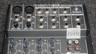 Consola XENYX 802 [upl. by Sauncho116]