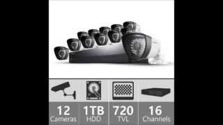 Samsung SDS p5122 16 channel DVR security system [upl. by Etyam231]