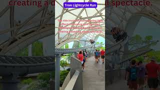 Tron Lightcycle Run A Futuristic Adventure TronLightcycleRun MagicKingdom tron [upl. by Filomena707]