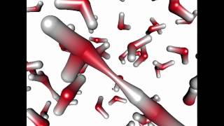 Dynamic water hydrogenbond network using HyperBalls [upl. by Yanttirb397]