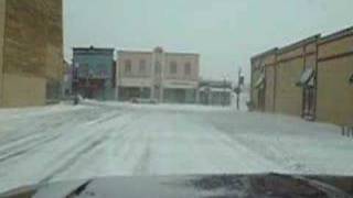 Driving through Cheboygan Michigan in February [upl. by Werdnaed846]