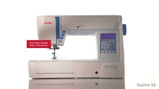 Janome Skyline S5 Sewing Machine Features [upl. by Concepcion]