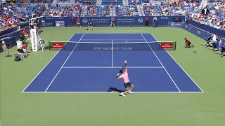 Tennis Elbow 2017 Federer vs Zverev Cincinnati HD 60 FPS [upl. by Rodl]