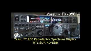 Yaesu FT 950 Panadapter [upl. by Atik]