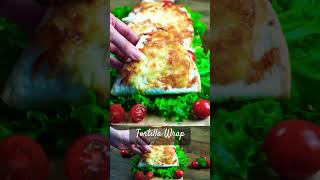 Tortilla Wrap Recipe  Chicken Wrap with Vegetables  Easy and Delicious [upl. by Yedoc]