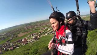 Zbor parapanta tandem in Cluj impreuna cu planoristii de la Aeroclubul Romaniei ClujNapoca [upl. by Shank]