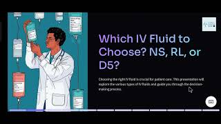 Decoding IV Fluids NS vs RL vs D5 [upl. by Tnemelc]